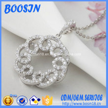 Factory High Quality Silver Necklace Jewelry for Wedding